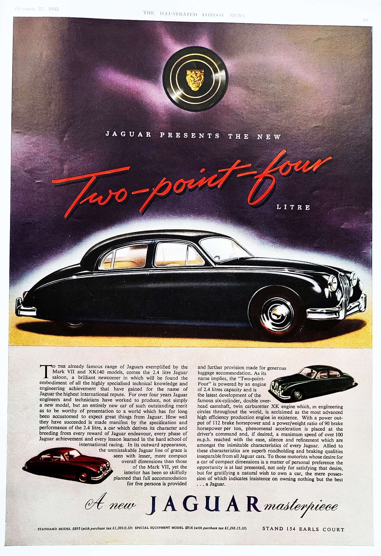 Jaguar 2 point 4 advert